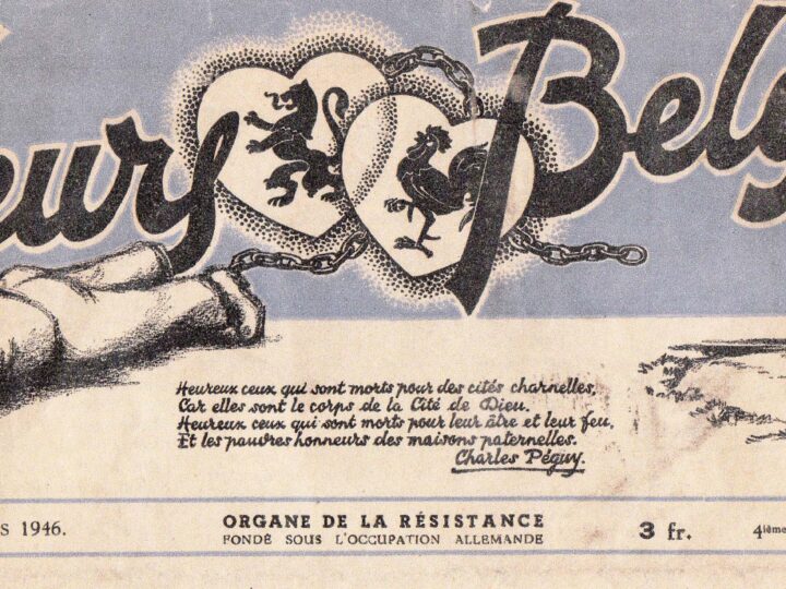 Cœurs belges, Bi-monthly of the Belgian Resistance, March 1946 issue